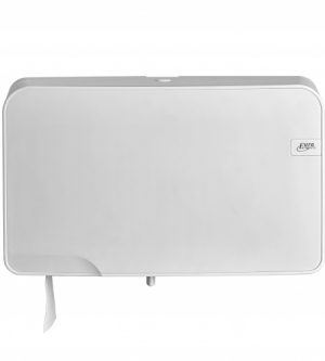 Toiletroldispenser - Mini Duo Jumbo White Quartz