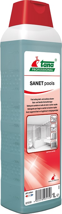 SANET pools zwembad- en sanitairreiniger 1x 1L